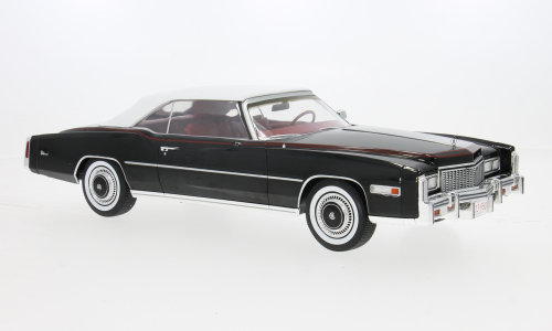 Cadillac Eldorado Convertible, schwarz, 1976, 1:18, MCG | Model